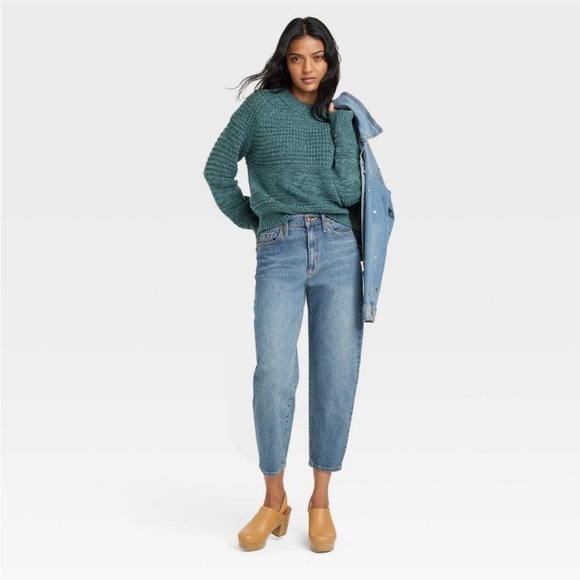 Universal thread teal blue pullover sweater new - Picture 3 of 4